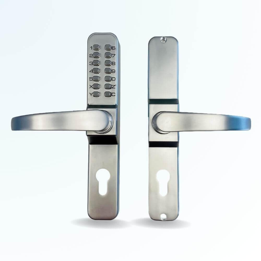 BT07 silver mechanical code lock — double-sided